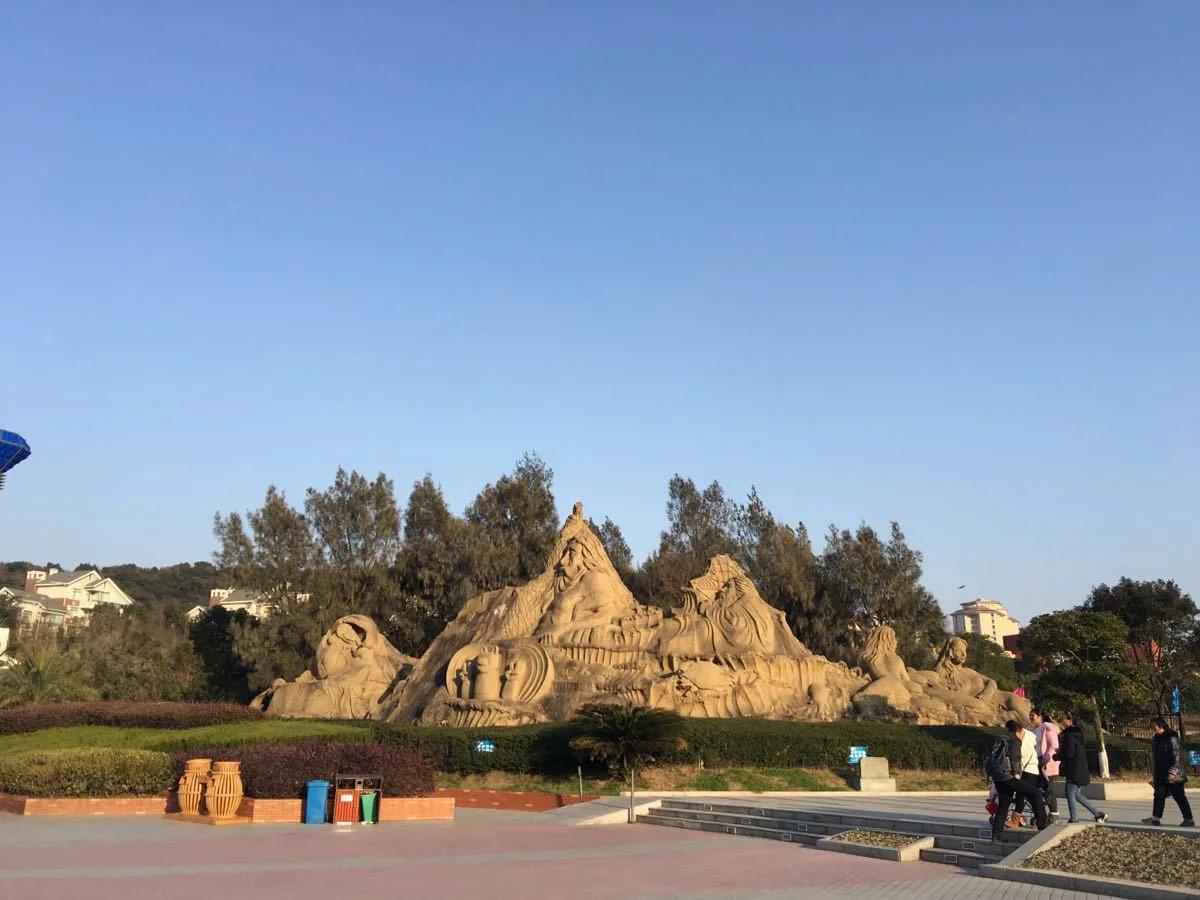 朱家尖国际沙雕艺术广场,沙雕朱家尖
