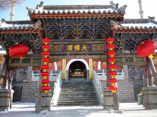 十大名胜古迹山西五台山,山西五台山风景秀丽建筑精巧