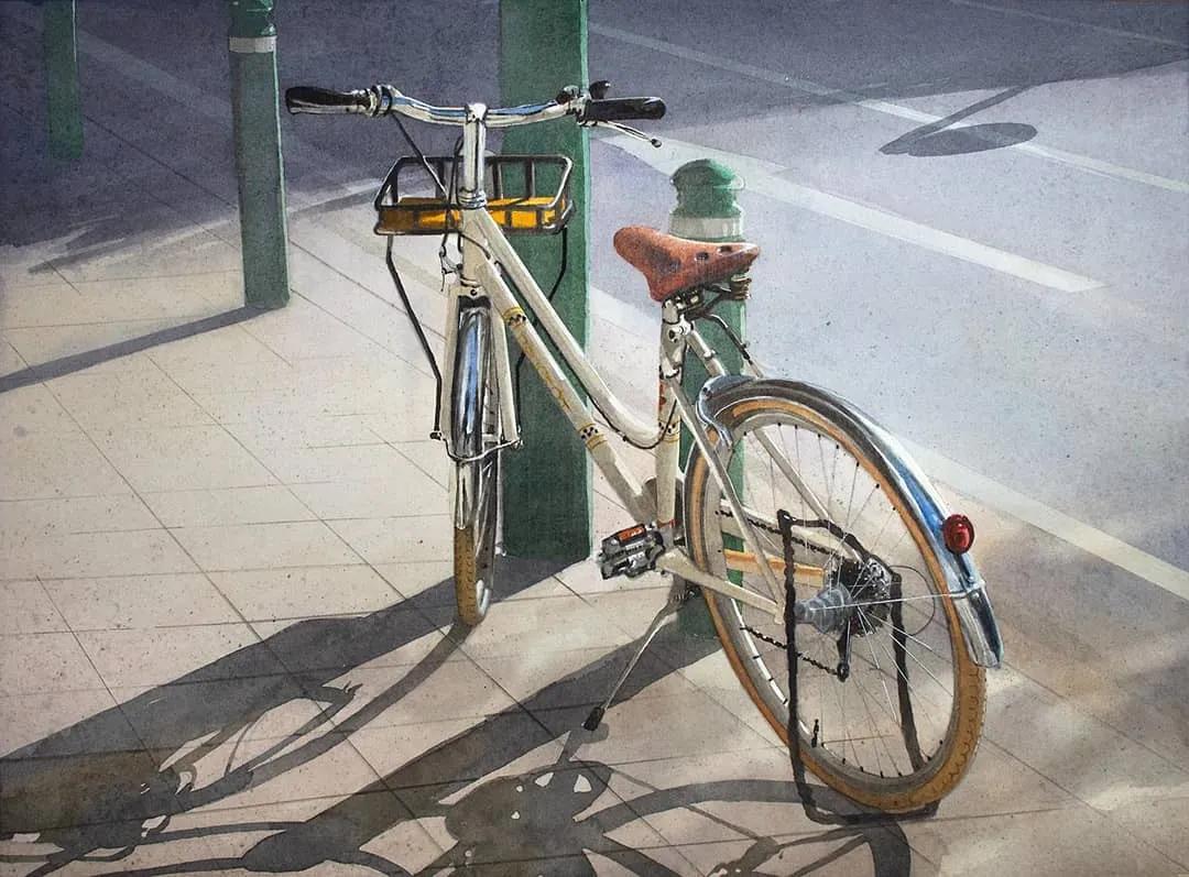 水彩大师笔下的花卉,简单唯美的水彩花卉