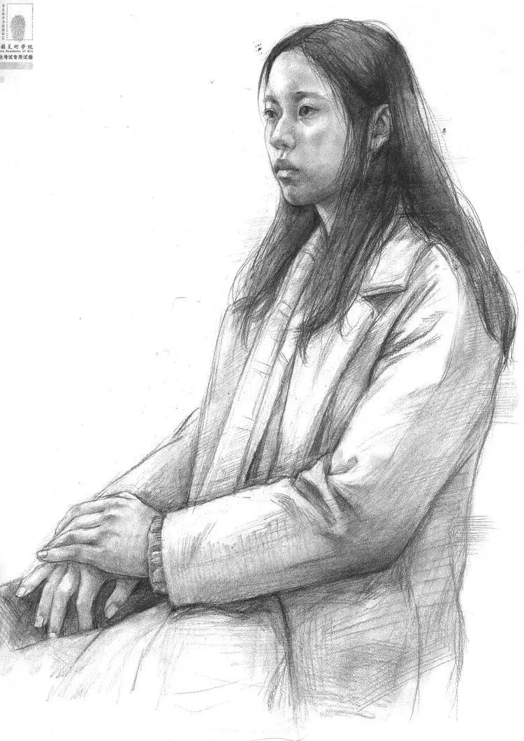 2018年国美色彩高分卷,国美素描高分