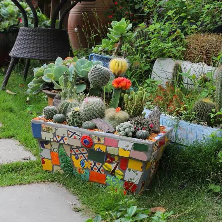 庭院花园摆设,庭院花园布置大型摆件