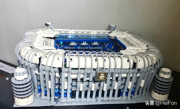 用乐高做足球场,伯纳乌球场乐高搭建全过程