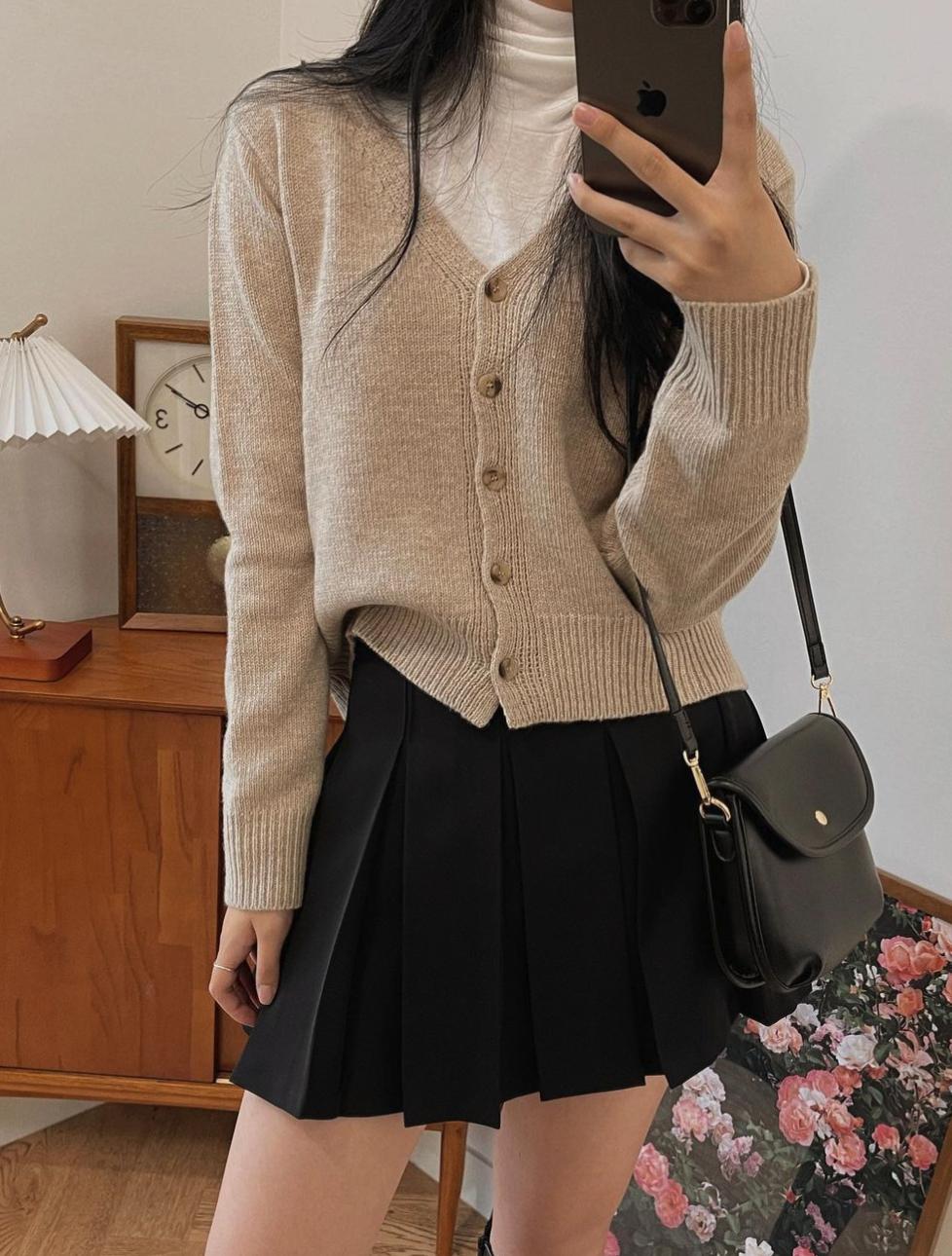 针织单品穿衣搭配图,杨幂jennie同款针织外套