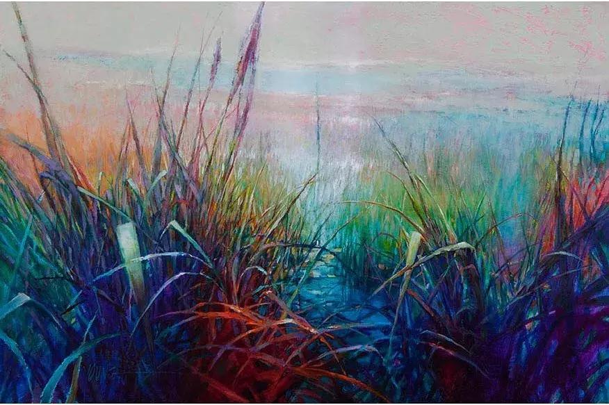 三个画家笔下的雪景,三位油画家的风景画