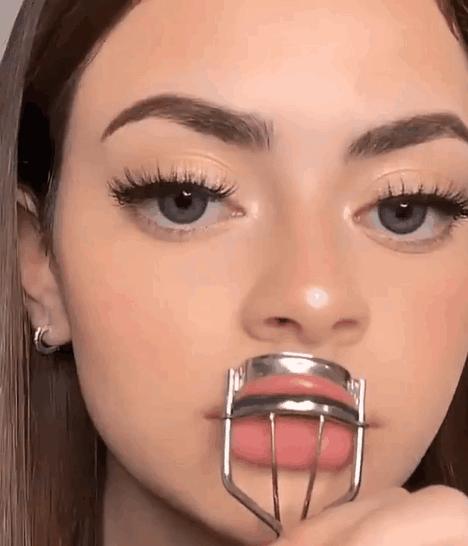 迪丽热巴薄唇,把迪丽热巴换成黄金比例脸