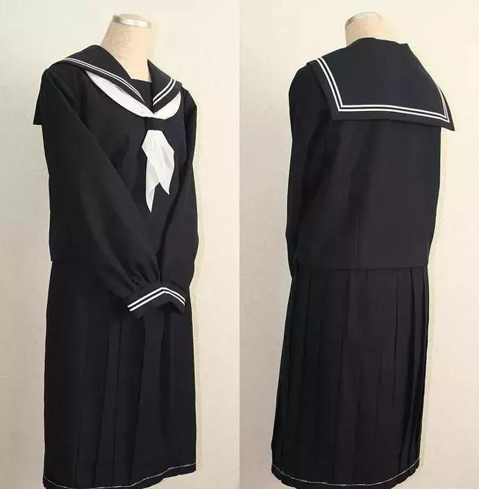 动漫感的水手服,水手服的结构