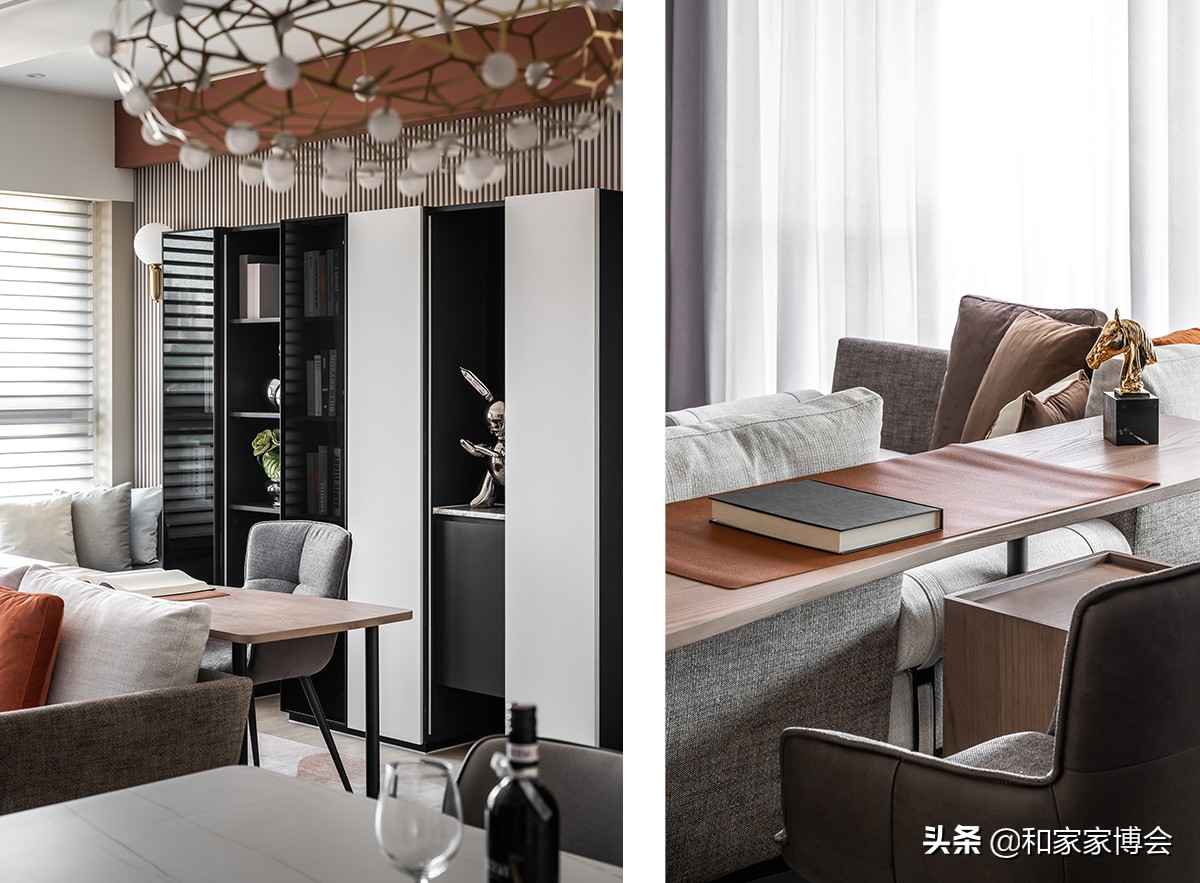 轻奢风家宅设计｜以设计细节堆叠精致生活情调