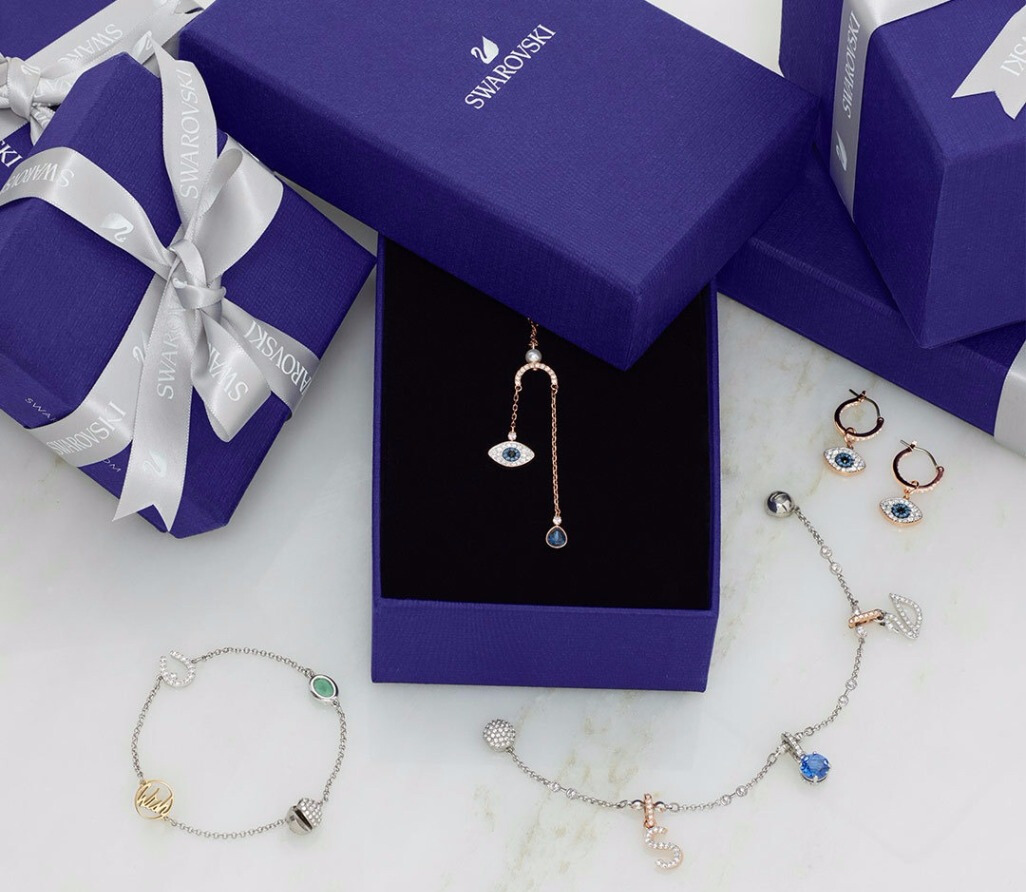 施华洛世奇幸运钥匙项链,施华洛世奇无尽爱意项链