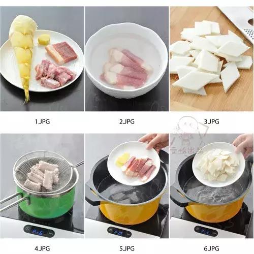 鲜笋排骨酸菜汤,鲜笋排骨腊肉