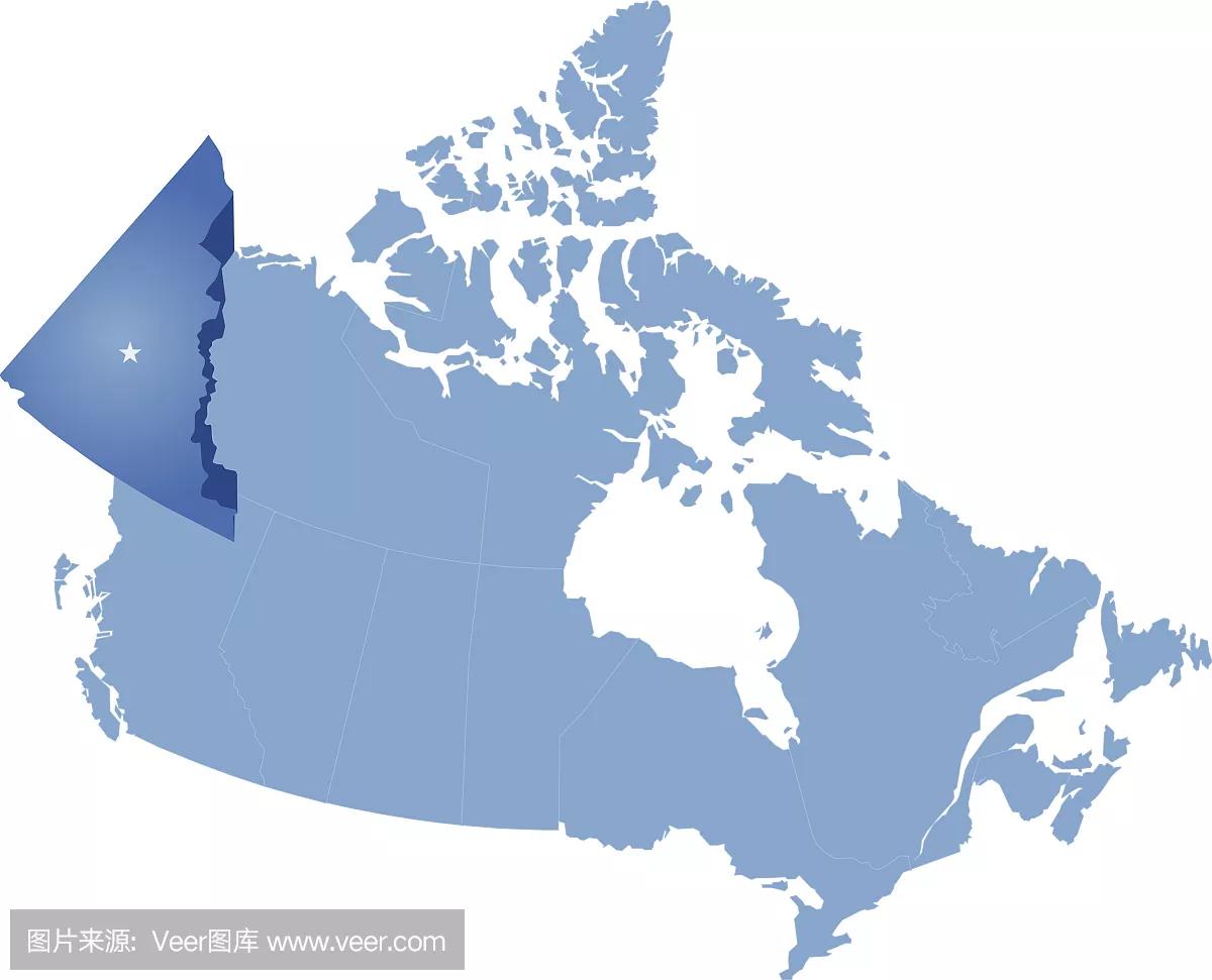 加拿大行政区划图中文版,加拿大行政区划分地图