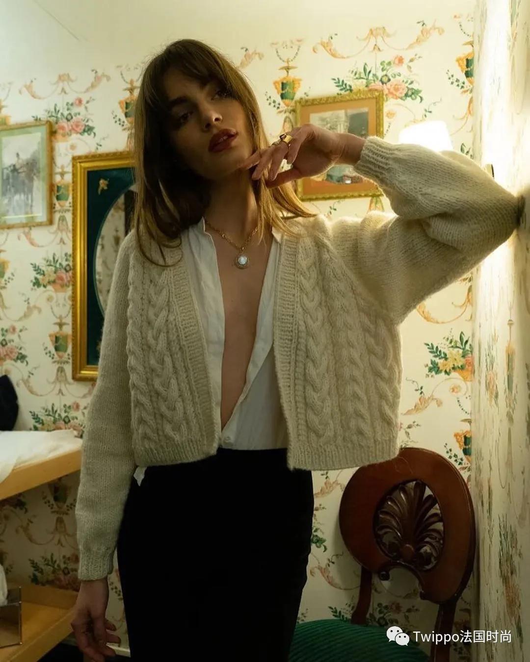 法式小众高级感小衫套装,超级好看的法式小衫