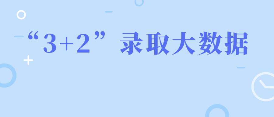 线下50分仍有上本科的机会｜3+2往年录取数据、今年招生计划快抱走