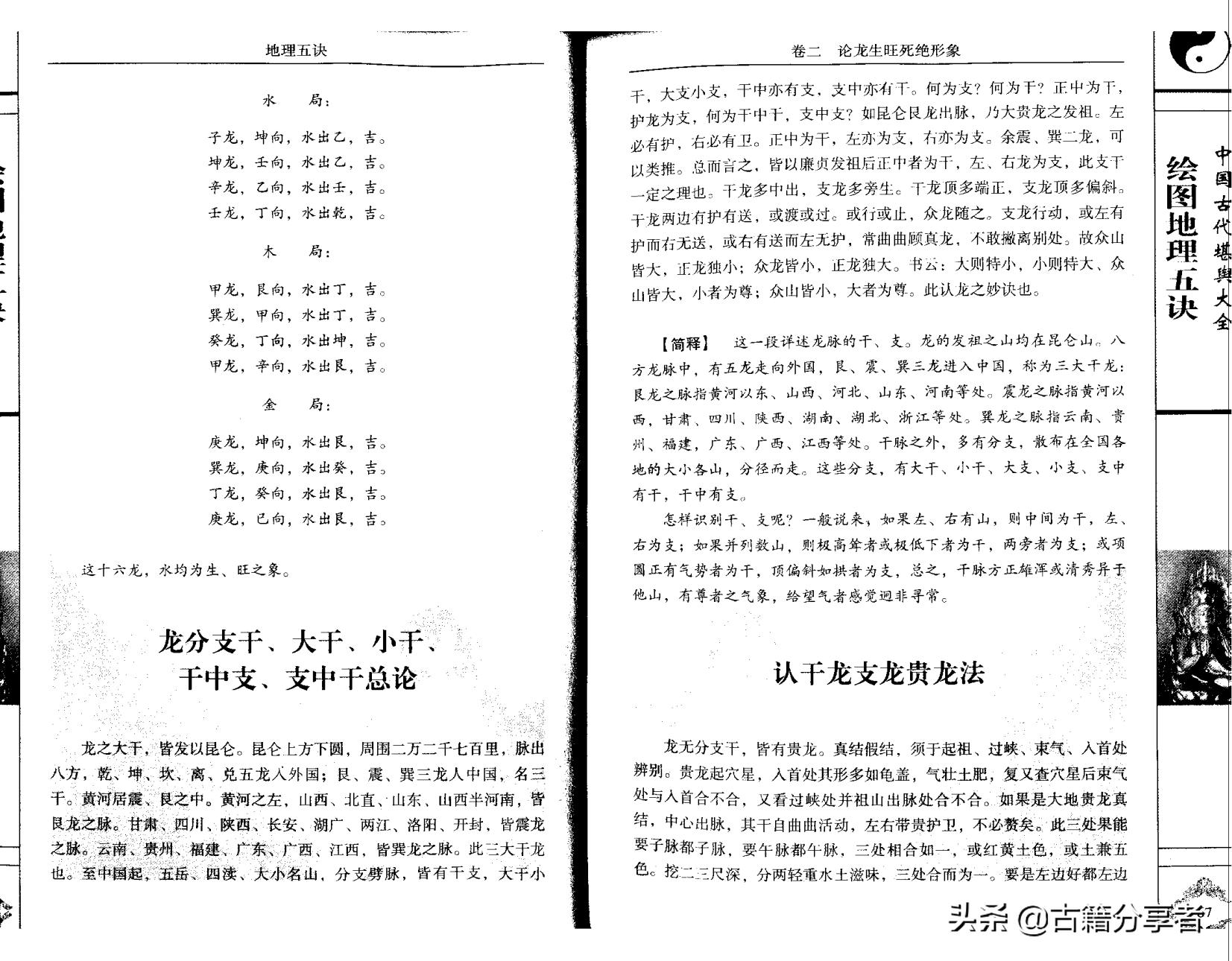 阴宅风水地理五诀图详解,地理五诀是阳宅书还是阴宅书