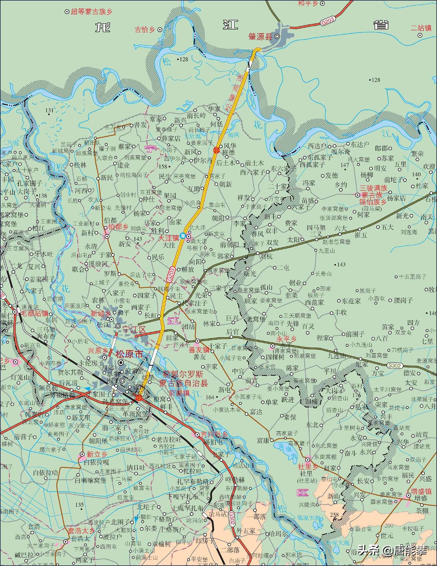 松原市宁江区地理位置,吉林松原宁江和扶余的区别