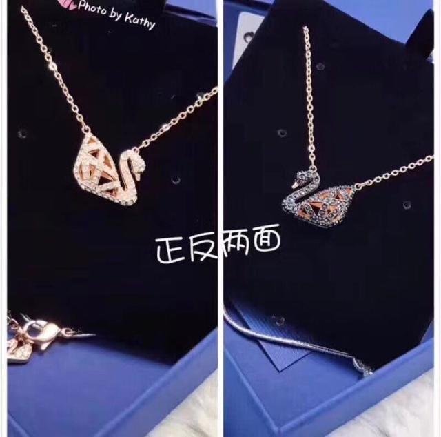 施华洛世奇天鹅项链怎么查询真假,施华洛世奇天鹅项链材质是银吗