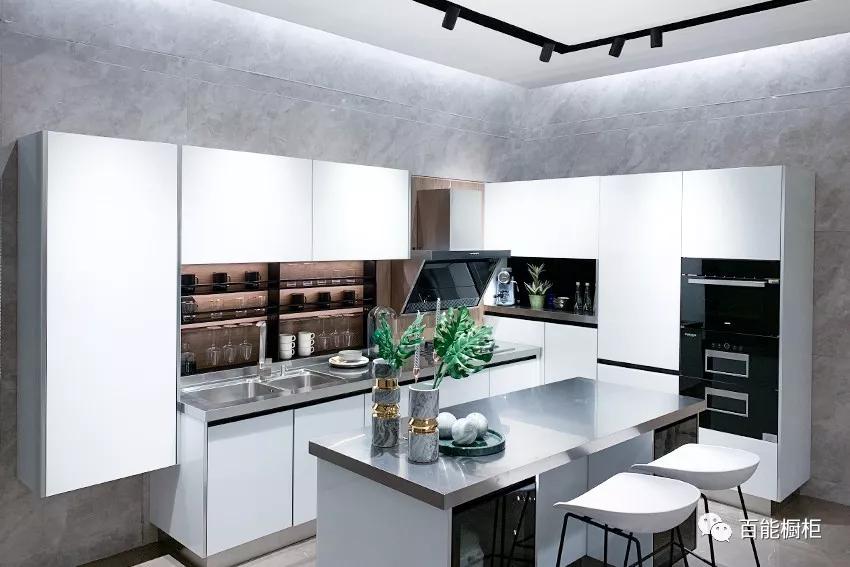 百能不锈钢厨房橱柜,百能不锈钢橱柜中式风格