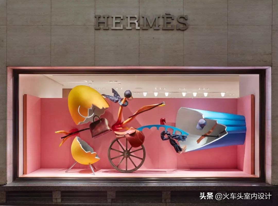 爱马仕2023橱窗设计最新款,爱马仕2022橱窗设计效果图