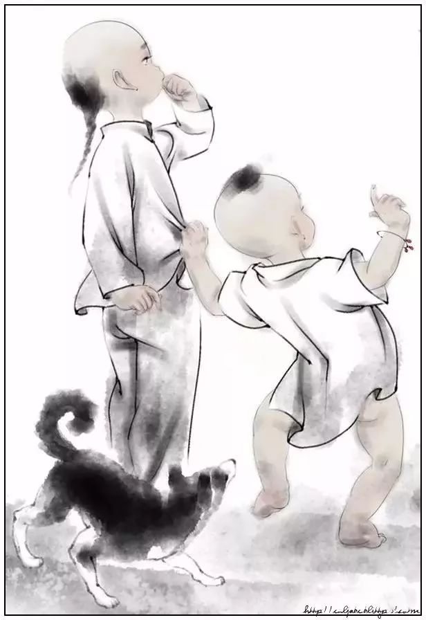 中国儿童国画杰作,国画小儿童