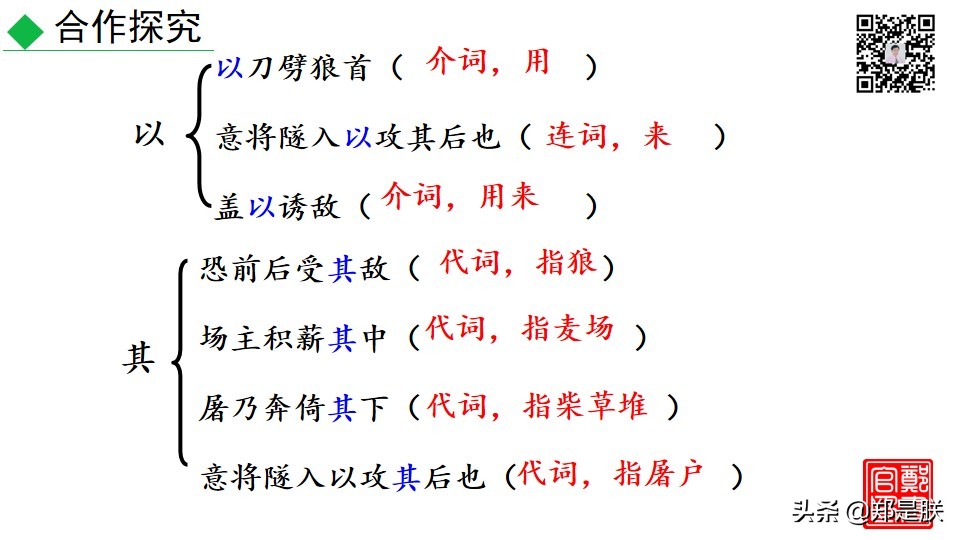 七年级上册语文十八课狼课件,七年级上册语文18课狼笔记