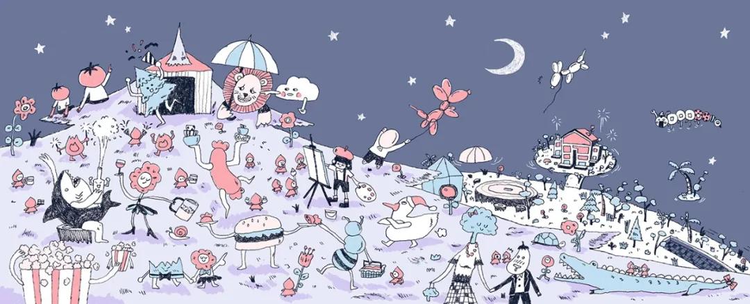 美国纽约视觉艺术学院插画,插画毕业展