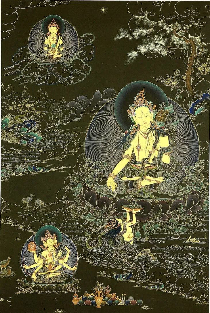 尼泊尔手绘唐卡和西藏唐卡区别,尼泊尔唐卡和藏区唐卡的价格