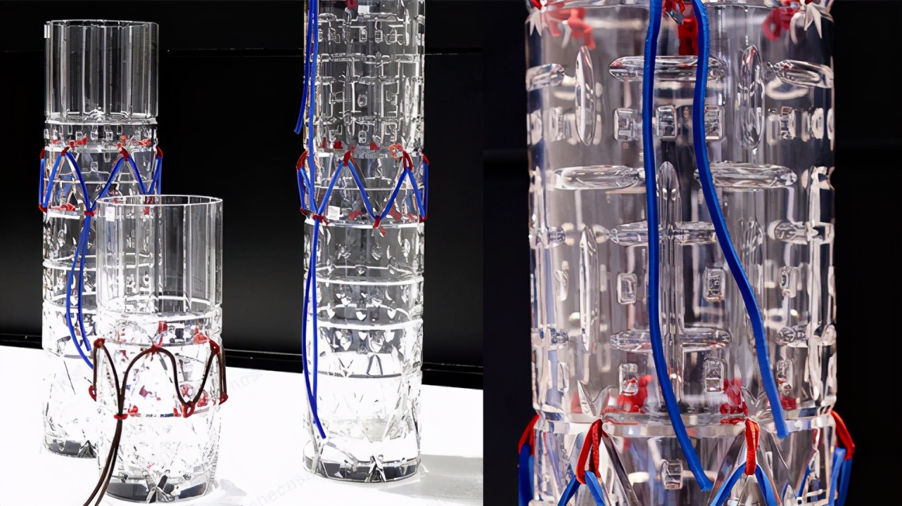 把玻璃烧成艺术品,将玻璃经过高温融化再做成工艺品