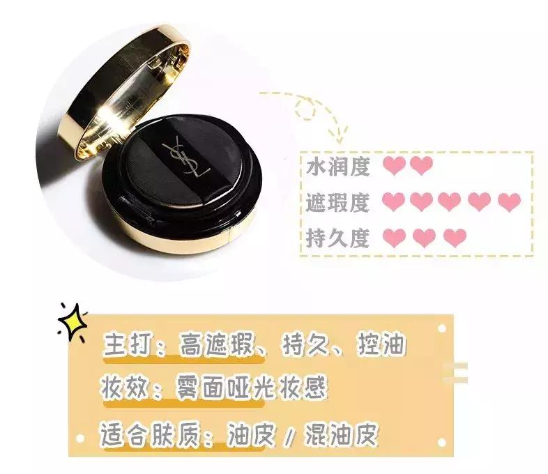气垫推荐排行榜迪奥,迪奥和ysl气垫哪个好用