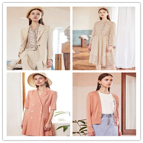 高端女装RUBIN如缤品牌折扣尾货专柜撤柜库存网络直播淘大牌服装