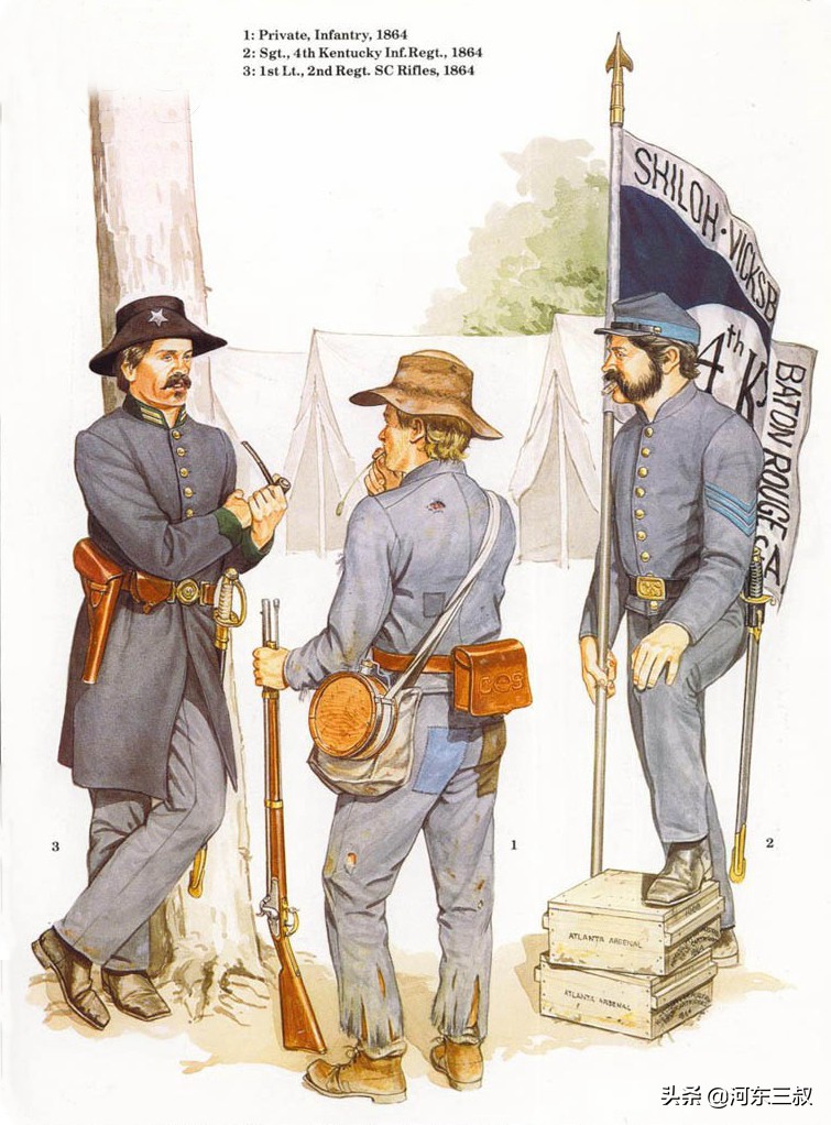 美国南北战争军事力量对比,美国南北战争时期有哪些军队
