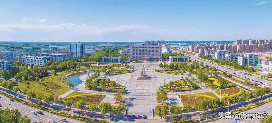 济阳全面建设高质量北部中心城区,一轴两翼四区两谷发展格局
