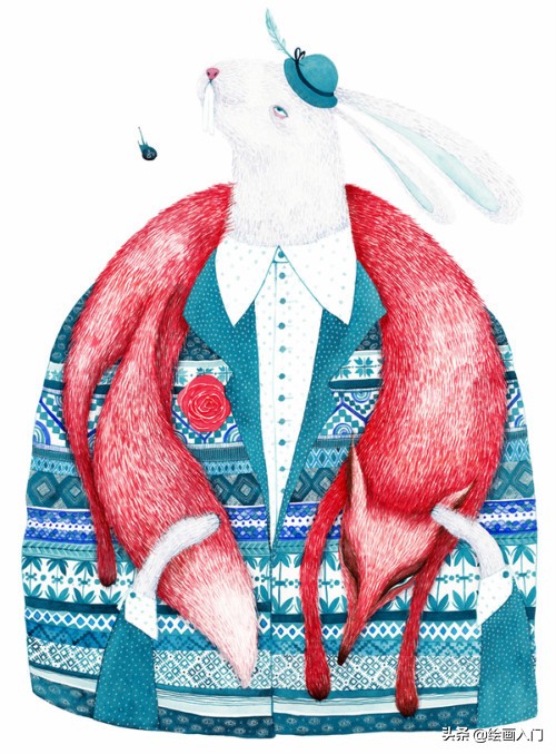 簸箕画民族风绘画图片,中国风元素的绘画