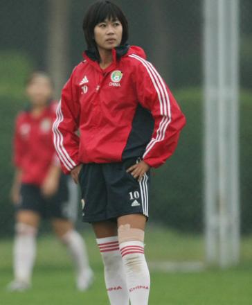 前中国女子足球队员,前中国女足球运动员