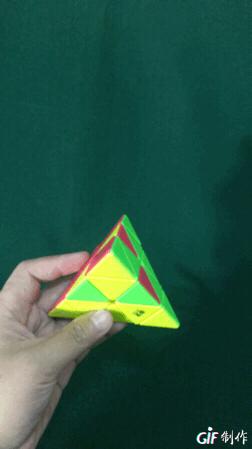 只拼好一面还原金字塔魔方教程,金字塔魔方还原教程sunny老师