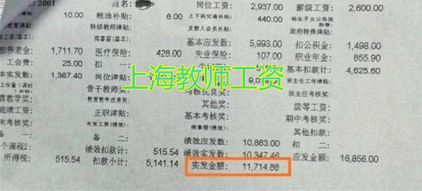 老师真实工资,老师真实的工资大概是多少