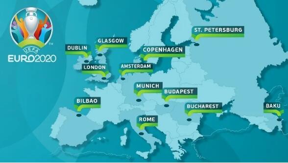 欧洲杯每场比赛都在同一个球场吗,欧洲杯各场比赛地点列表