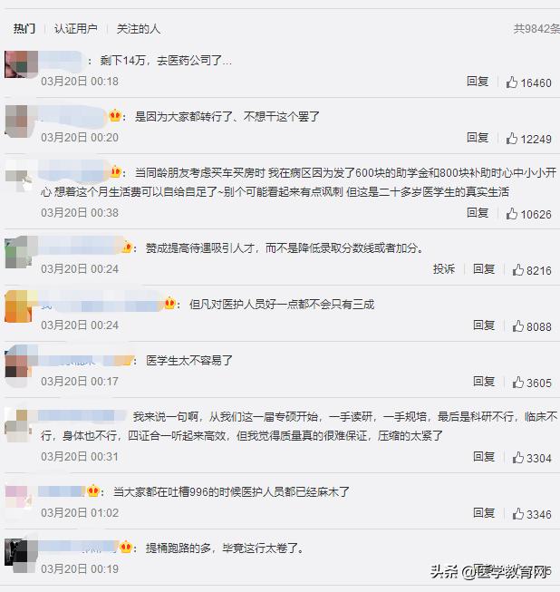 “医学热”背后的残酷现实！仅约3成医学生拿到执业资格证？