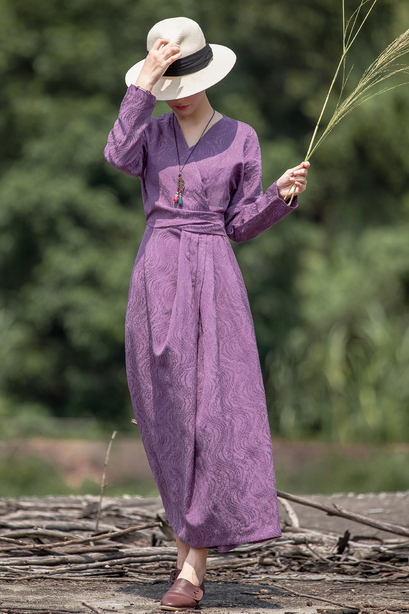 25-40宽松的棉麻连衣裙，透气亲肤，遮肉显瘦，穿出时髦女人味