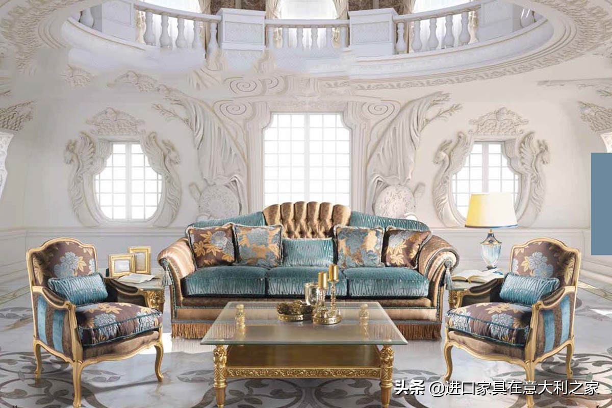 欧式奢华布艺沙发,欧式风格真皮沙发效果图