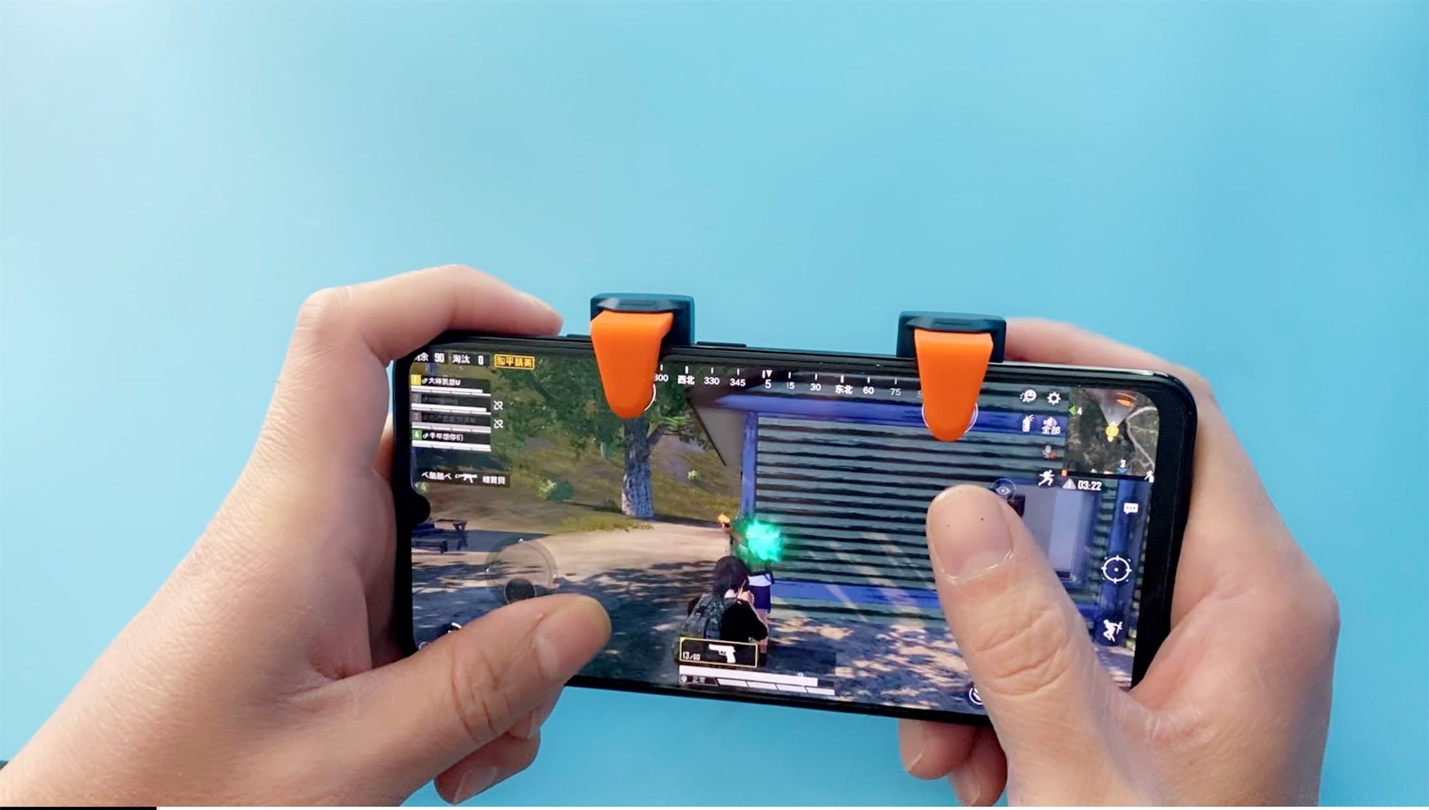 吃鸡按键设置四指教学,开黑吃鸡神器北通j1上手体验