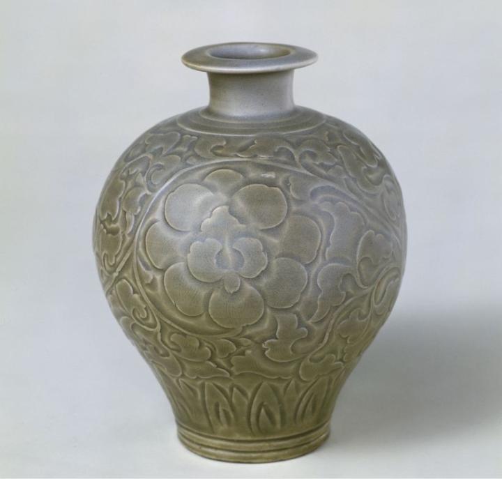 北方青瓷耀州窑瓷器,耀州窑宋代青瓷