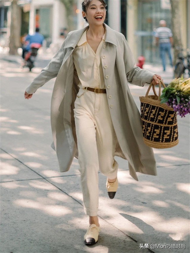 今春穿搭,风衣配色
