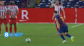 巴萨vs马竞梅西帽子戏法,巴萨2-3马竞梅西表现