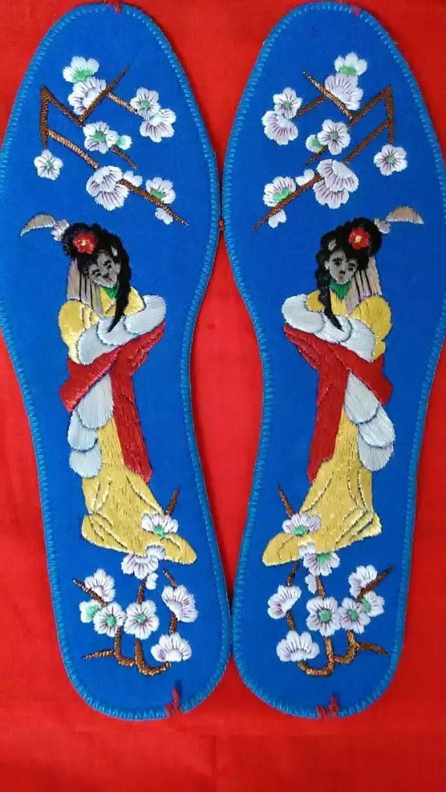 刺绣鞋垫图案大全图解,刺绣各种鞋垫图案