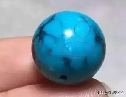 绿松石内部冰裂,绿松石盘着就出现冰裂
