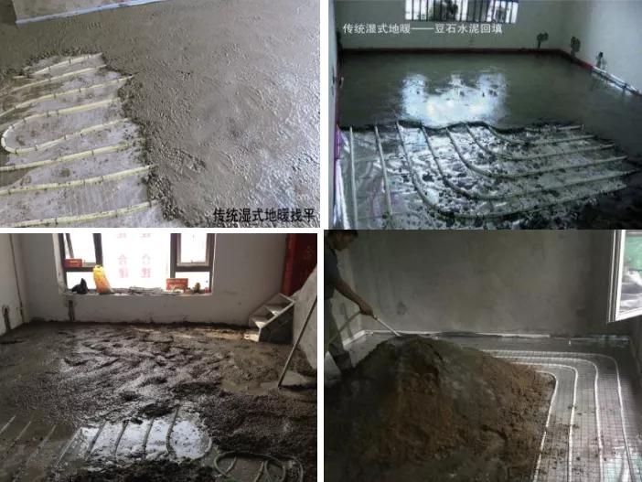 集中供热湿式地暖和干式地暖价格,干式地暖的费用比湿式地暖贵多少