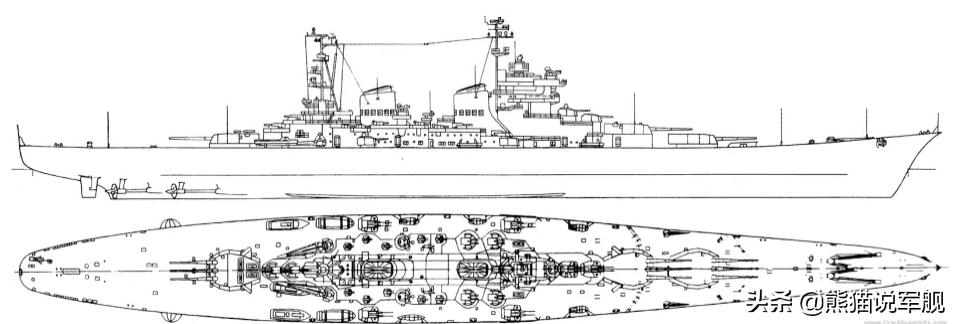 9门460mm主炮战列舰,三门460口径大和号主炮