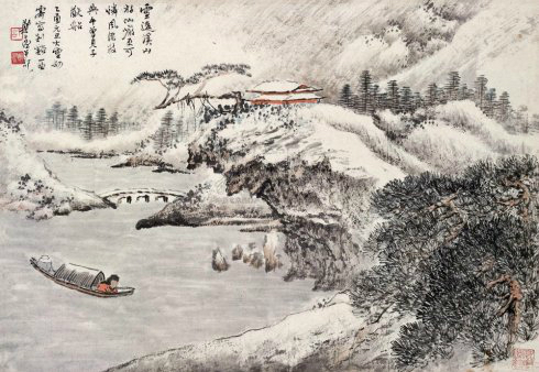 郑午昌花鸟,丝鬓散人郑午昌百幅绘画作品赏析