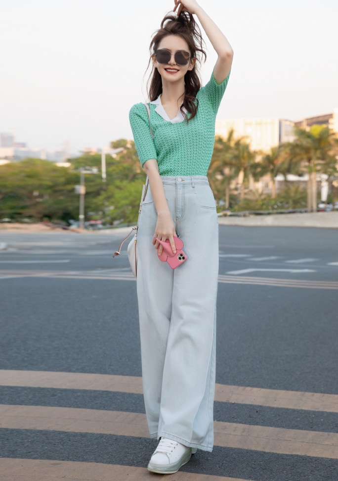 阔腿裤穿搭夏季长款,阔腿裤穿搭日常夏季