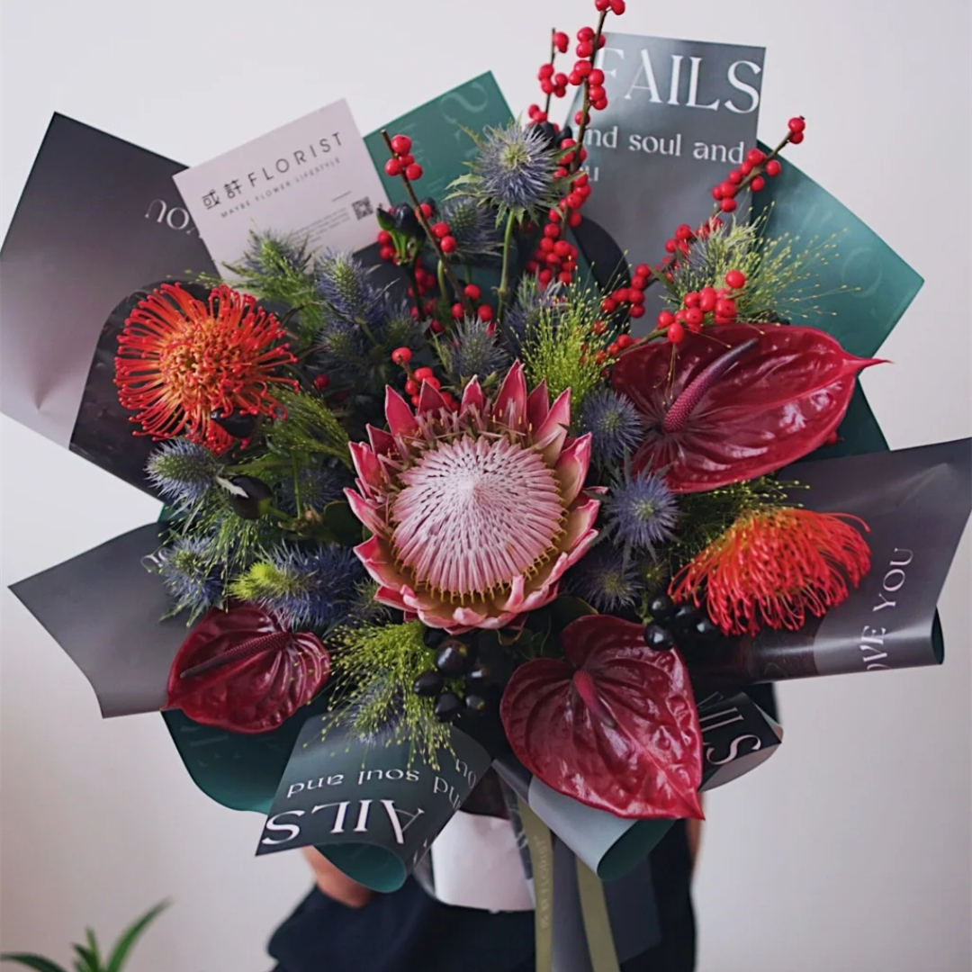 野冬青花材,畅销花卉绿植排行榜前十名