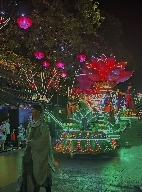 大唐不夜城手机拍的视频,大唐不夜城手机拍摄照片